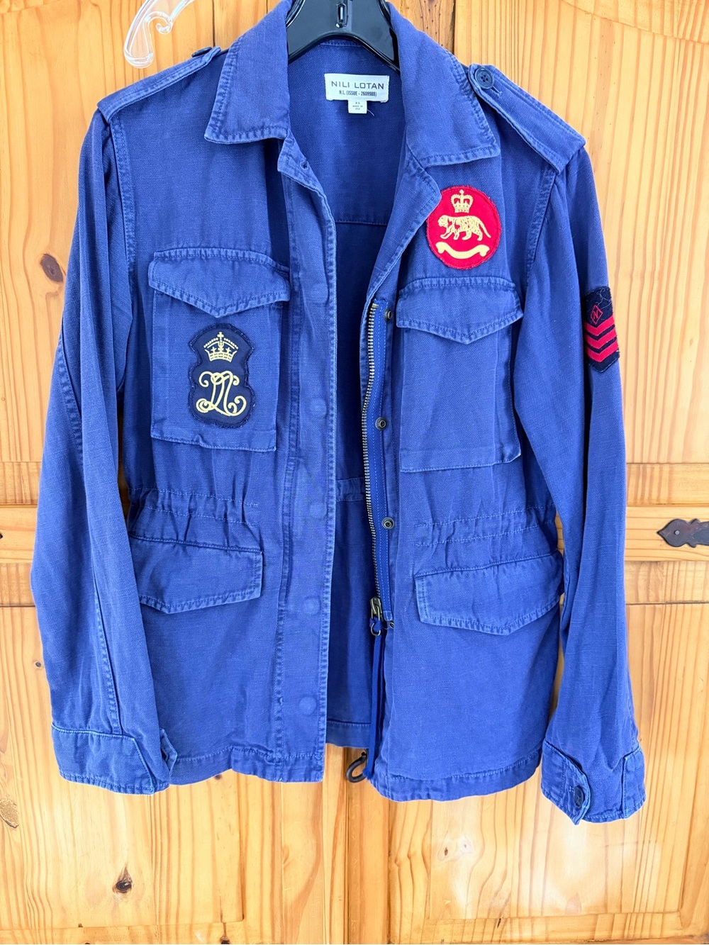 Nili Lotan Patch-Detail Utility Field Jacket